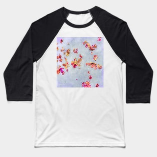 Leaves - Purple Baseball T-Shirt